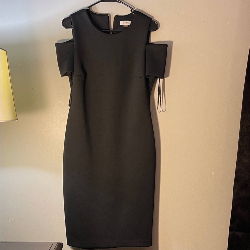 Calvin Klein Black Long Sleeve Dress
